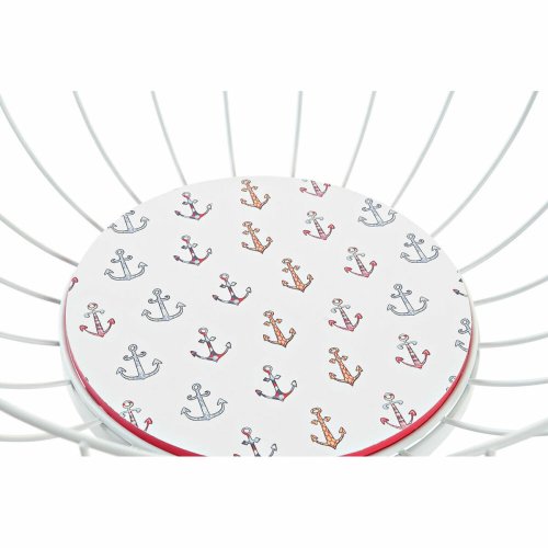 Fruktskl DKD Home Decor Multicolour Metall Tr MDF 28 x 28 x 10