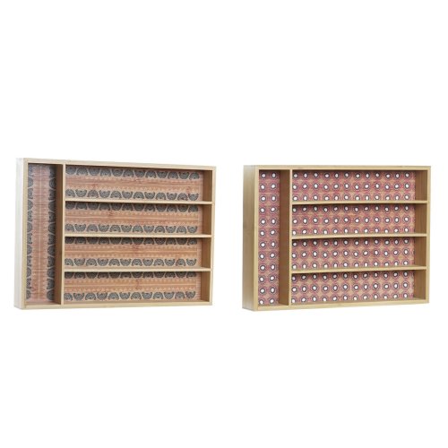 Besticks-sortering DKD Home Decor Bambu Kolonial Afrikan 25,5 x