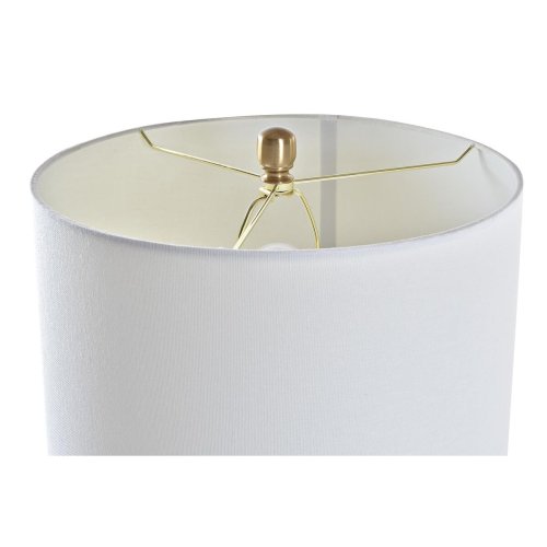 Bordslampa DKD Home Decor Gyllene Metall Vit 41 x 41 x 80 cm 220