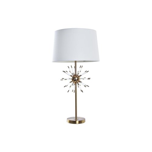 Bordslampa DKD Home Decor Gyllene Metall Vit 41 x 41 x 80 cm 220