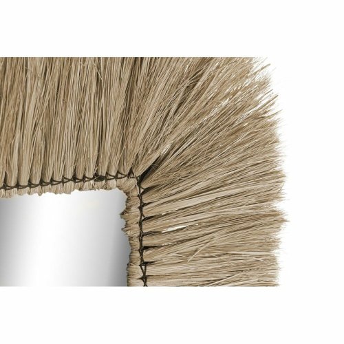 Vggspegel DKD Home Decor Naturell Bali 55 x 3 x 55 cm (55 Delar