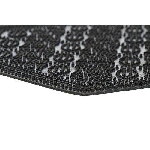 Drrmatta DKD Home Decor Svart Gummi 2 antal (60 x 40 x 0,3 cm)