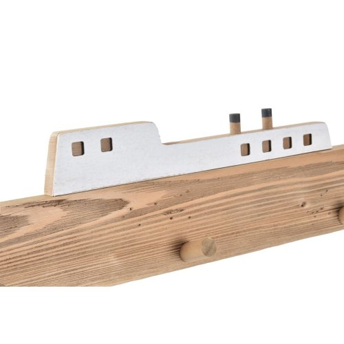 Vggmonterad rockhngare DKD Home Decor 91 x 8,5 x 20 cm Naturel