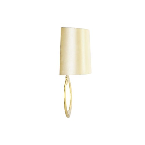 Vgglampa DKD Home Decor Gyllene Polyester Aluminium 220 V 50 W