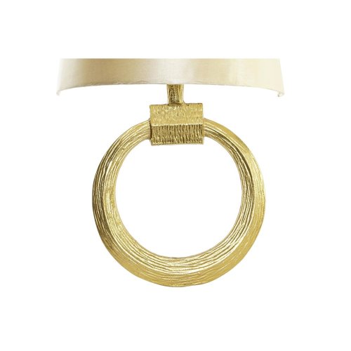 Vgglampa DKD Home Decor Gyllene Polyester Aluminium 220 V 50 W