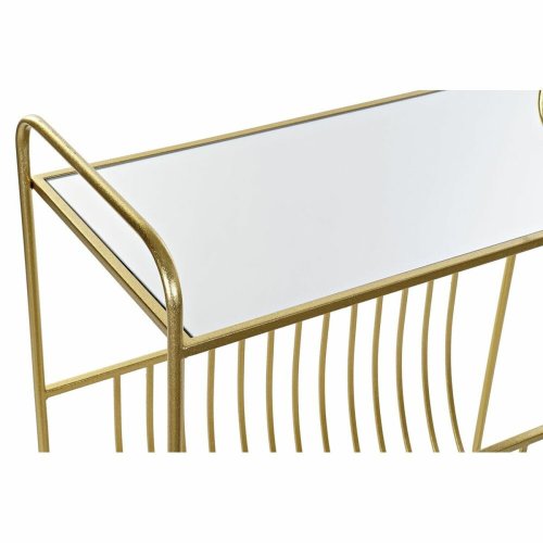 Tidningsstll DKD Home Decor Speglar Gyllene Metall (76 x 35 x 8