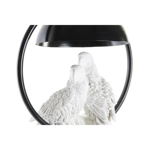 Taklampa DKD Home Decor Gyllene Vit 220 V 50 W (29,5 x 22 x 44,5