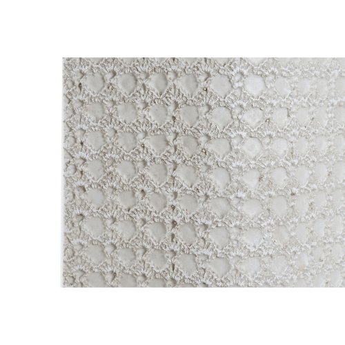 Vas DKD Home Decor 20 x 12 x 58 cm Vit Harts Modern