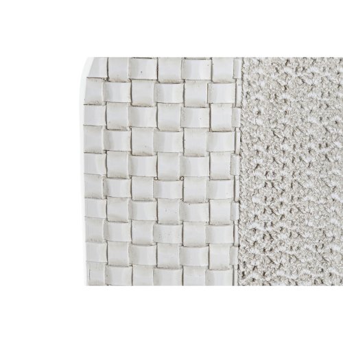 Vas DKD Home Decor 25 x 10 x 51 cm Vit Harts Modern