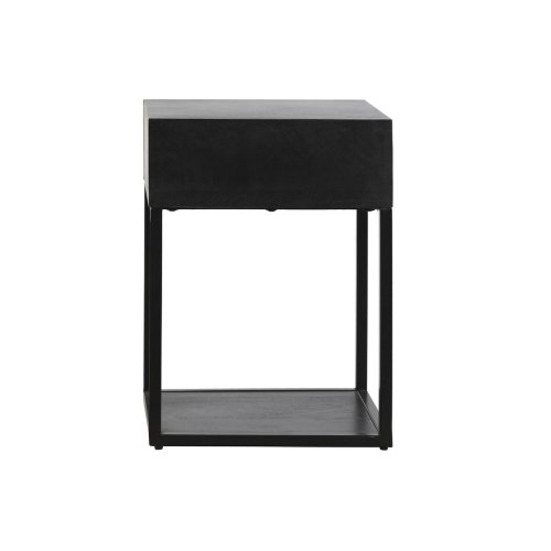 Nattduksbord DKD Home Decor Gyllene 35 x 40 x 55 cm Svart Metall