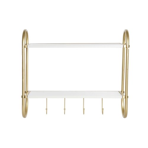 Vggmonterad rockhngare DKD Home Decor Metall MDF Glam (50 x 15