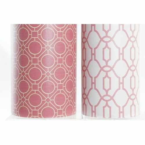 Paraplystll DKD Home Decor Kanvas Tr Orange Vit (23 x 23 x 54,