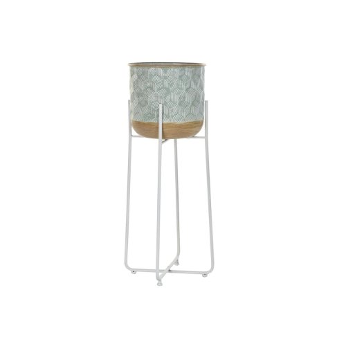 Kruka DKD Home Decor Dvobarvna Metall 35 x 35 x 91 cm Rund (2 an