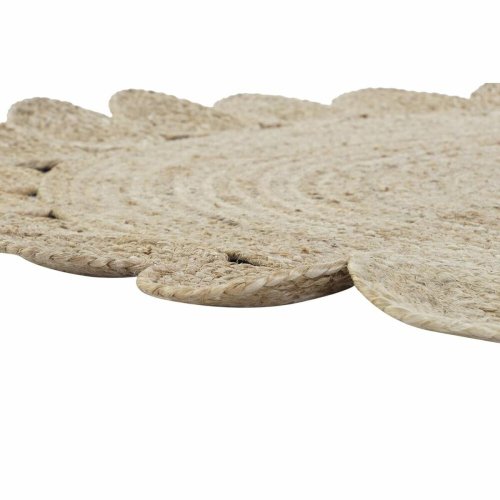 Matta DKD Home Decor Brun Naturell 150 x 150 x 1 cm