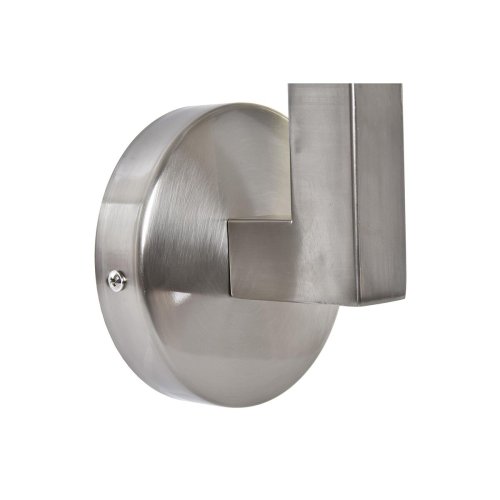 Vgglampa DKD Home Decor Silvrig Metall Polyester Vit 220 V 40 W