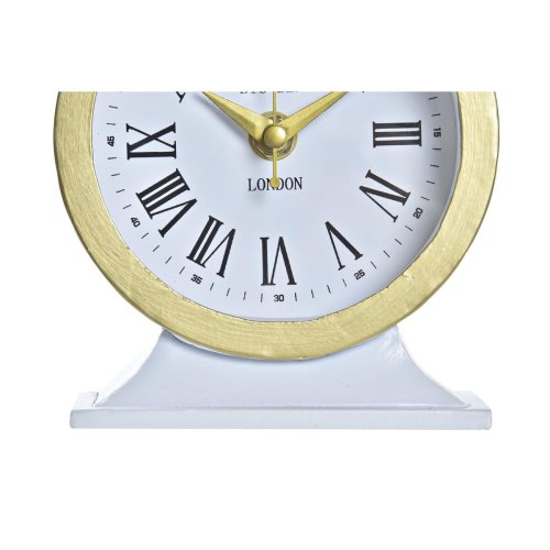 bordsklocka DKD Home Decor Vit Svart (2 antal)