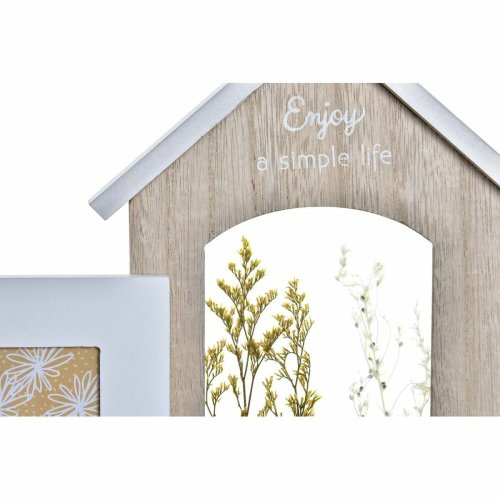 Fotoram DKD Home Decor Tr Blomster Naturell (42 x 7 x 29 cm) (2