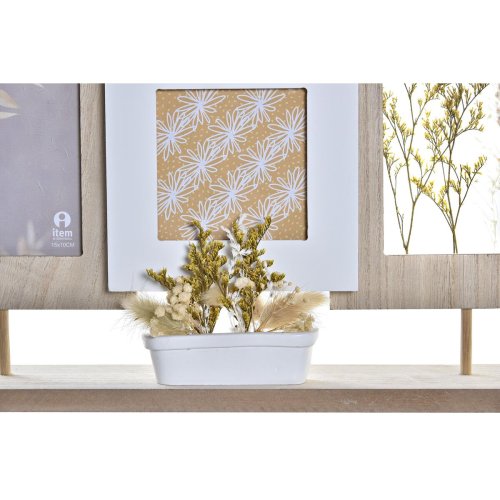Fotoram DKD Home Decor Tr Blomster Naturell (42 x 7 x 29 cm) (2