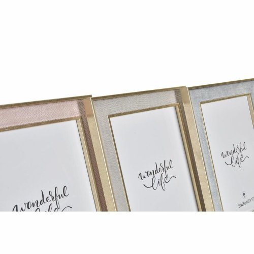 Fotoram DKD Home Decor Glas Tr MDF (26 x 2 x 31 cm) (3 antal)
