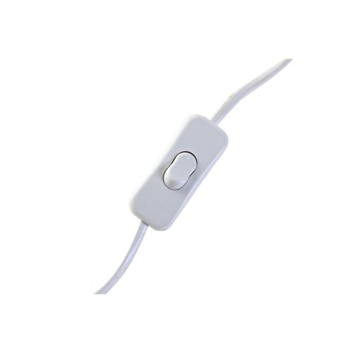 Bordslampa DKD Home Decor Vit Brun Mangotr 50 W 220 V 33 x 12 x