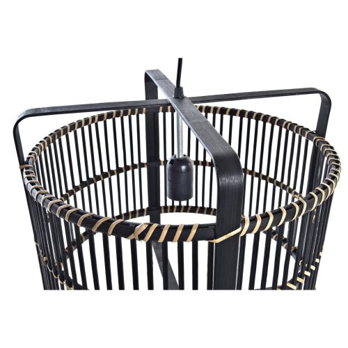 Taklampa DKD Home Decor Svart Bambu 50 W 40 x 40 x 35 cm