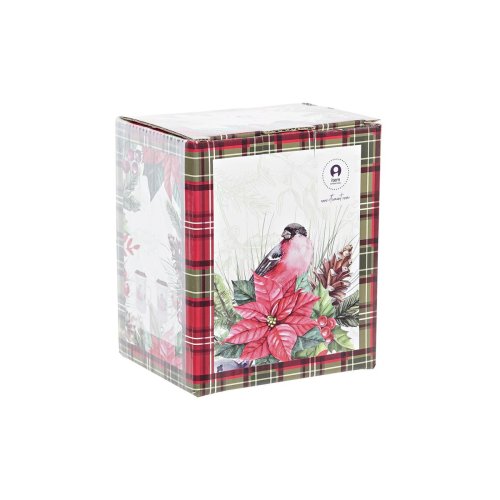 Infusionskopp DKD Home Decor Madr Glas Porslin Rd (300 ml) (2