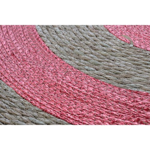 Matta DKD Home Decor Fibrer Sjgrs (90 x 90 x 2 cm) (3 antal)