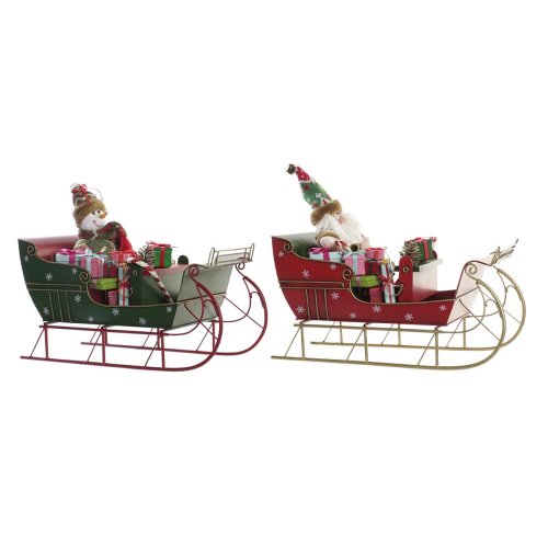 Julgranskula DKD Home Decor Metall (38 x 19 x 35 cm) (2 antal)