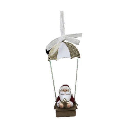 Julgranskula DKD Home Decor Harts Tomte (6,5 x 4 x 13,5 cm) (6 a
