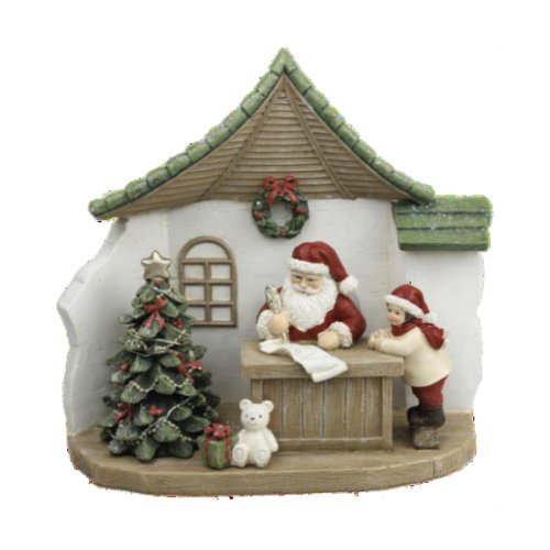 Julgranskula DKD Home Decor Harts Tomte (19 x 9,5 x 18 cm) (2 an