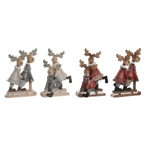 Julgranskula DKD Home Decor Harts Ren (13 x 6 x 18 cm) (4 antal)