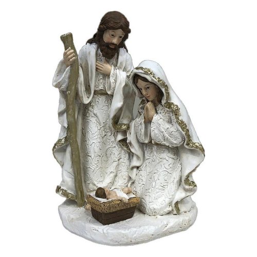 Julkrubba-set DKD Home Decor Harts (2 antal) (12 x 10 x 19 cm)