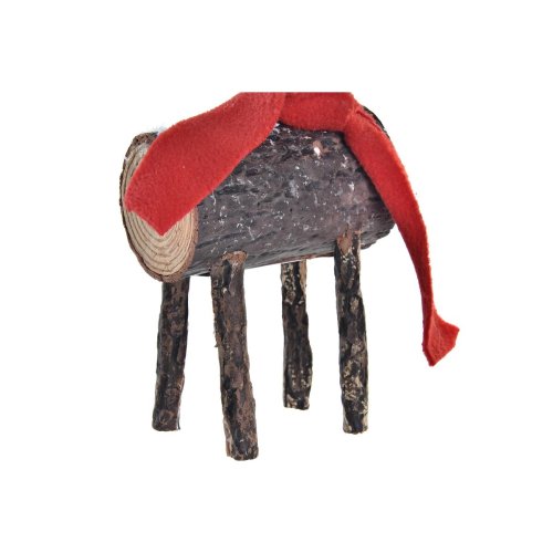 Prydnadsfigur DKD Home Decor Jul Glitter Ren Bjrk (10 x 9 x 23