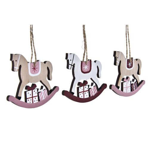 Juldekorationer DKD Home Decor Tr MDF (21 x 8,2 x 1,5 cm) (8 cm