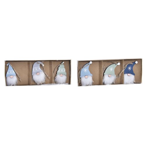Juldekorationer DKD Home Decor Polyester Tr MDF (21 x 8 x 1,5 c