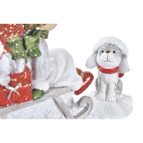 Julgranskula DKD Home Decor Harts (14,5 x 7 x 12,5 cm) (2 antal)