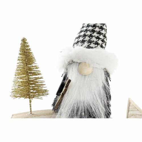 Julstjrna DKD Home Decor Polyester MDF Stjrna (2 antal) (18 x