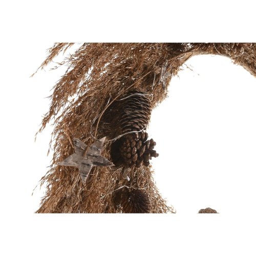 Julkrans DKD Home Decor Blomster (2 antal) (60 x 5 x 60 cm)