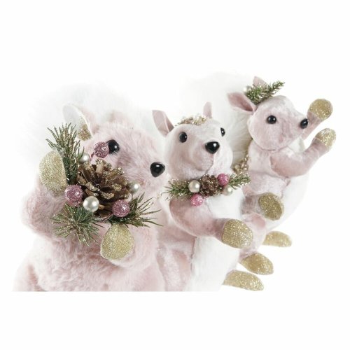 Julgranskula DKD Home Decor Polyester Ekorre (13 x 16 x 21 cm) (