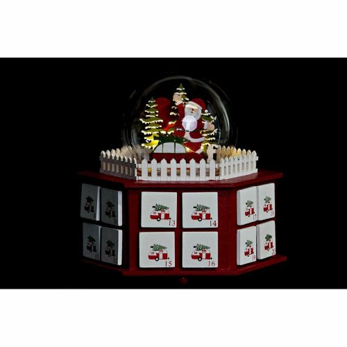 Adventskalender DKD Home Decor Tr (22 x 19 x 20 cm) (2 antal)