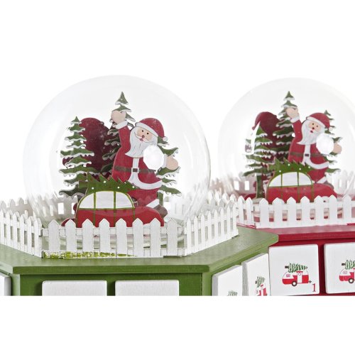 Adventskalender DKD Home Decor Tr (22 x 19 x 20 cm) (2 antal)