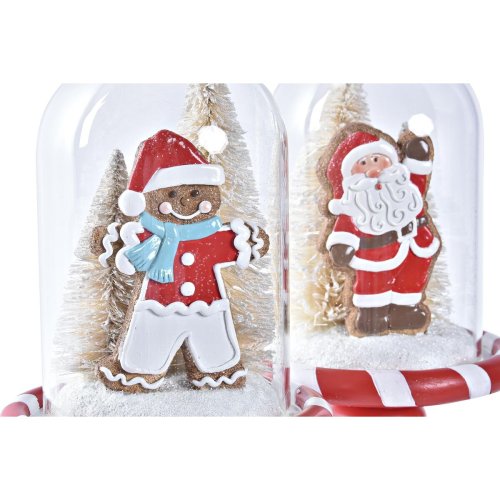 Julgranskula DKD Home Decor Harts (13,5 x 13,5 x 23,5 cm) (2 ant