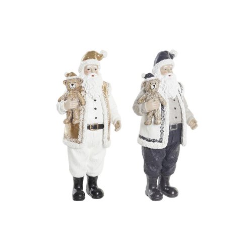 Julgranskula DKD Home Decor Harts Tomte (12 x 9 x 27 cm) (2 anta