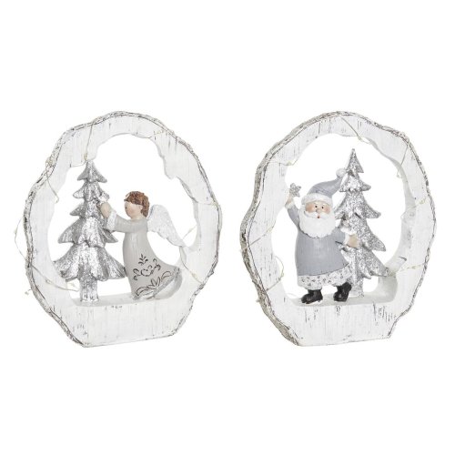 Julgranskula DKD Home Decor Harts (17 x 4,5 x 19 cm) (2 antal)