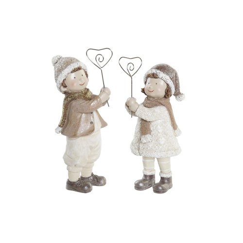 Julgranskula DKD Home Decor Harts Pojkar (9 x 6 x 19,5 cm) (2 an