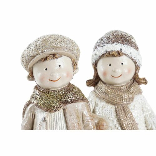 Julgranskula DKD Home Decor Harts Pojkar (6,5 x 5 x 14 cm) (2 an