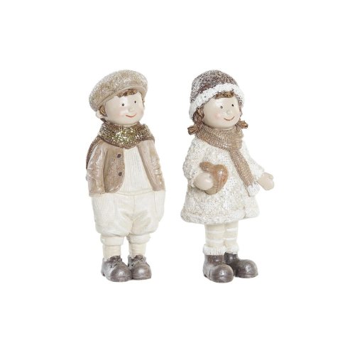 Julgranskula DKD Home Decor Harts Pojkar (6,5 x 5 x 14 cm) (2 an
