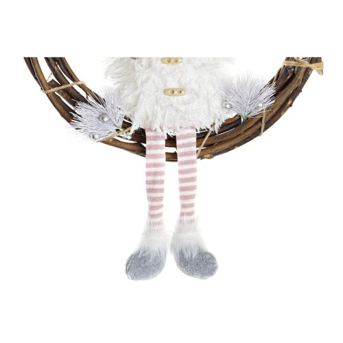 Julgranskula DKD Home Decor Rattan (37 x 10 x 38 cm) (3 antal)