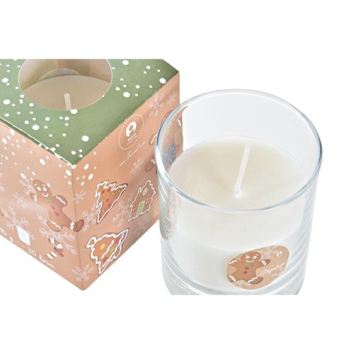 Ljus DKD Home Decor Jul Tomte Ntknppare (8 x 8 x 9 cm) (3 anta