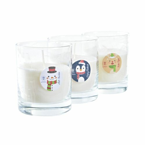 Ljus DKD Home Decor Jul Sngubbe (3 antal)